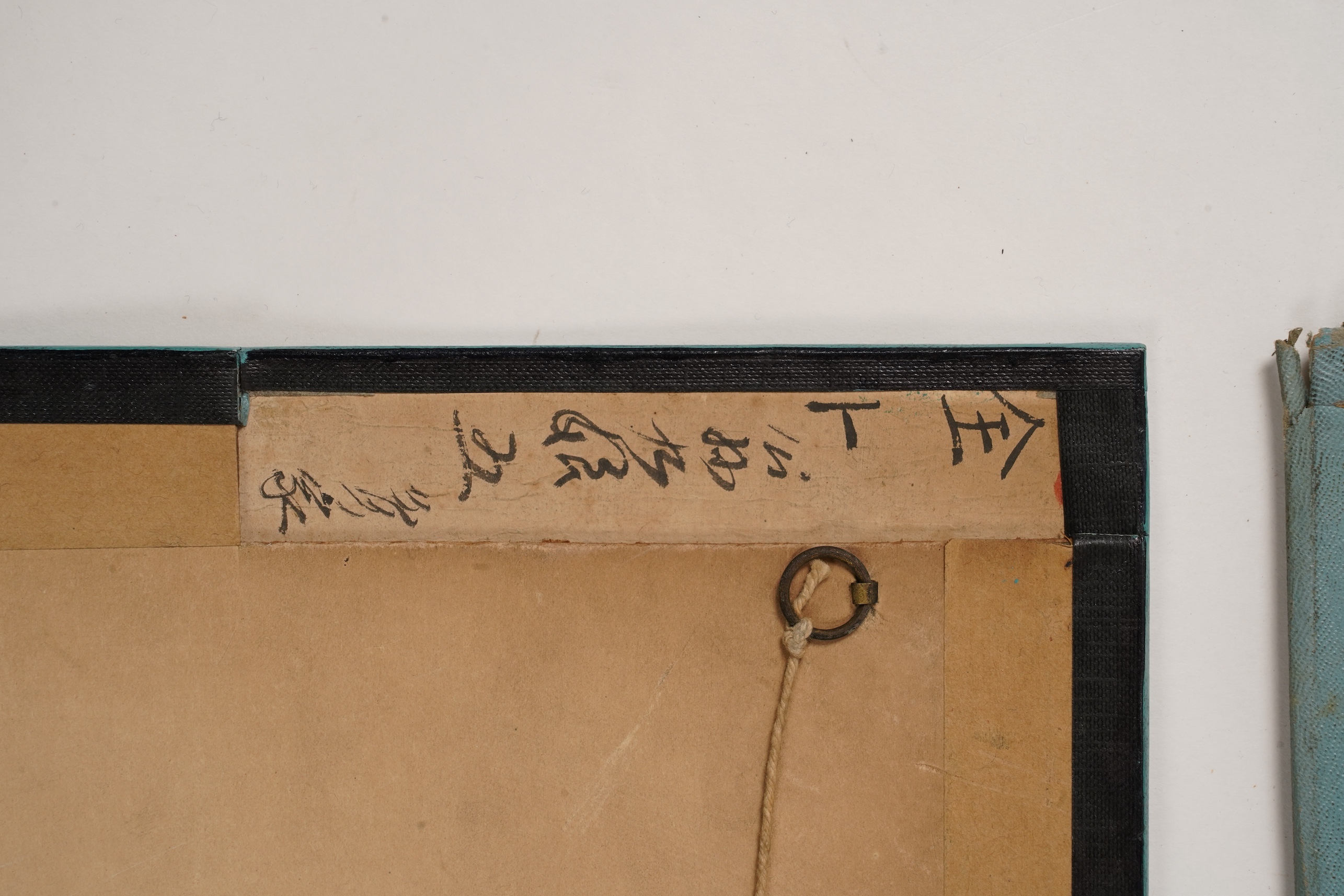 Chinese School , (19th century), Scenes from Qing court, Six gouache paintings from an album, Image 18cm x 16.5cm